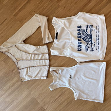 Set da 2 top con top a maniche lunghe