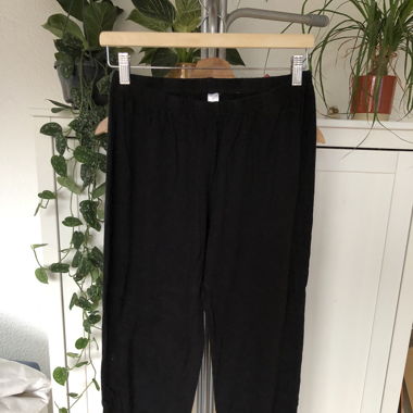 Schwarze Bequeme Hose