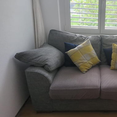 Grey sofa X2 next stamford