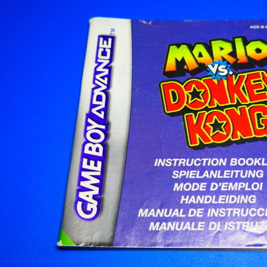 Notice Mario vs. Donkey Kong - GBA / R11517