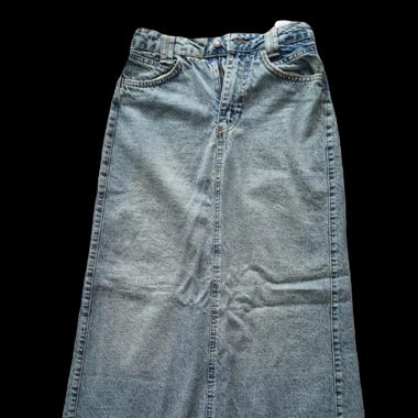 Denim Maxi Skirt
