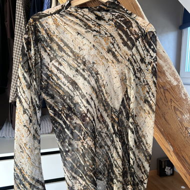 ZARA Semi-Transparentes Top