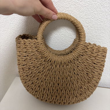Borsa a mano in paglia