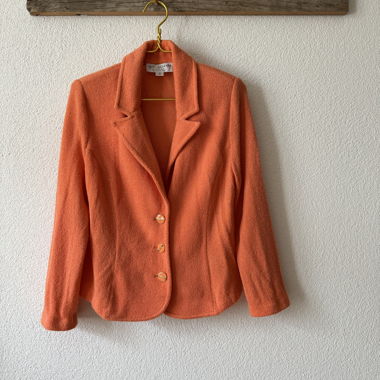 Orange Wollblazer von St. John