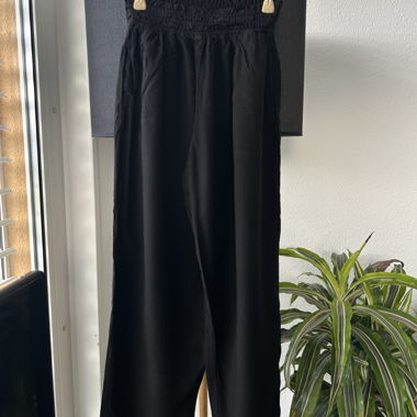 Black Wide-Leg Trousers