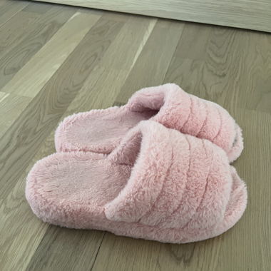 Pantoufle rose 