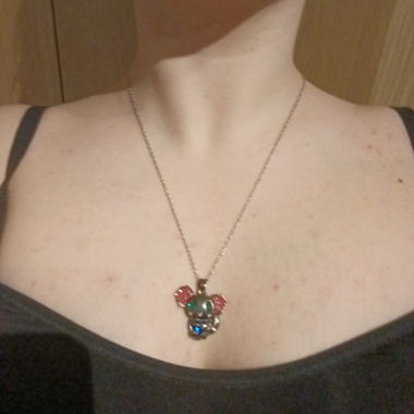 Necklace with Colourful Pendant
