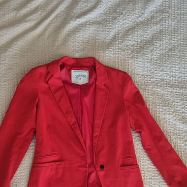 Red Blazer size medium regular fit