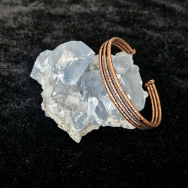 Bracciale di rame regolabile 