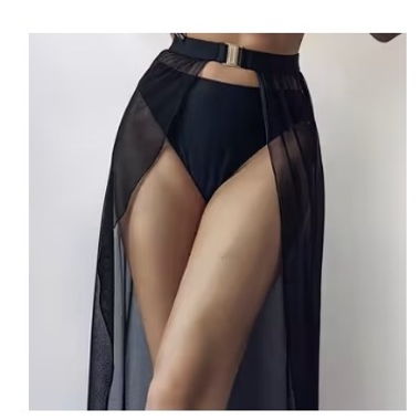 Gonna copricostume trasparente (taglia petite)