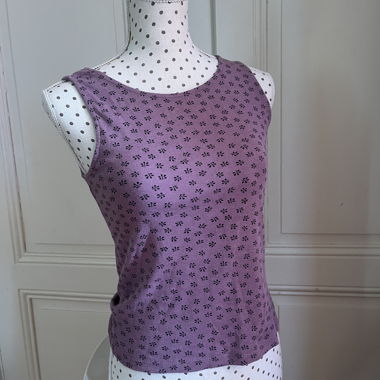 Lilac sleeveless top CHICOREE