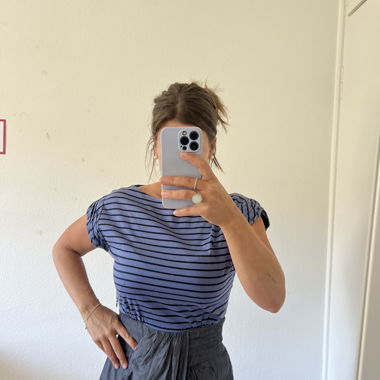 Robe à rayures Mango