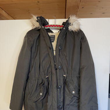 Grüne Winterjacke