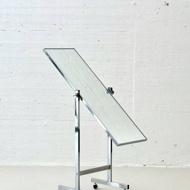 Freestanding Mirror on Wheels, 1970s