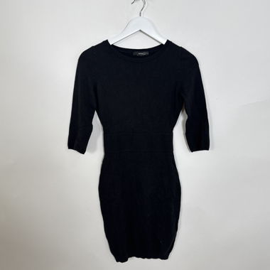 Robe habillée en maille Mango Suit noire