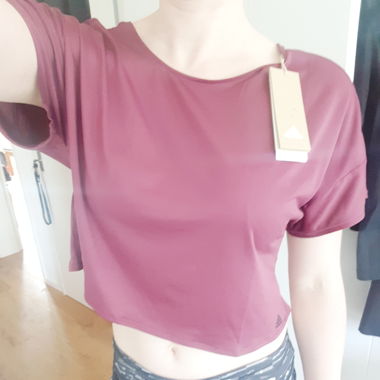 Adidas Sportshirt Sport Shirt Crop Top S 36 