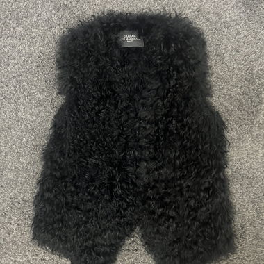 Graham & Marshall, gilet in pelle di agnello taglia 38