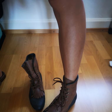 Lederstiefel