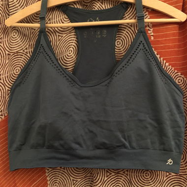 Reggiseno sportivo turchese
