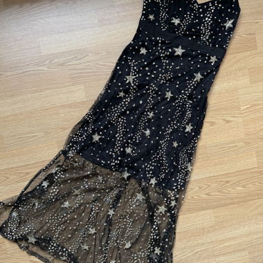 Robe à sequins Boohoo noire