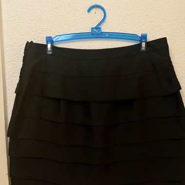 Kurzer Jupe. Schwarz
