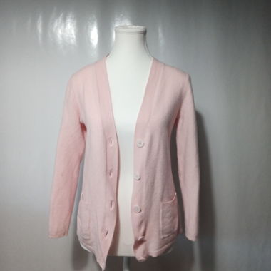 Paul Kehl Cashmere-Cardigan rosa Grösse L