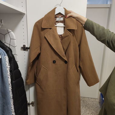 Cappotto color caramello
