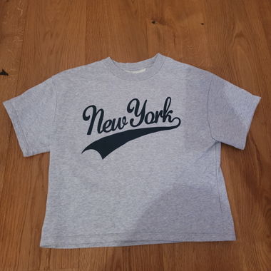 T-shirt grigia New York