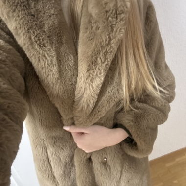 Warm fur coat 
