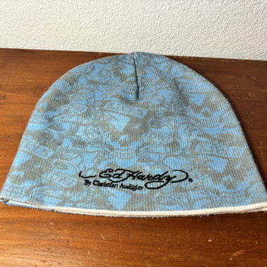 Ed Hardy-Beanie mit Karpfenmuster