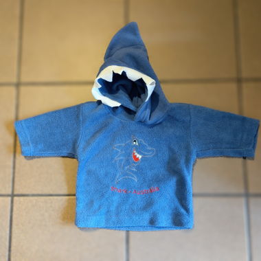 Pull à capuche enfant Shark
