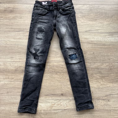 Jeans neri strappati per bambini, taglia 9