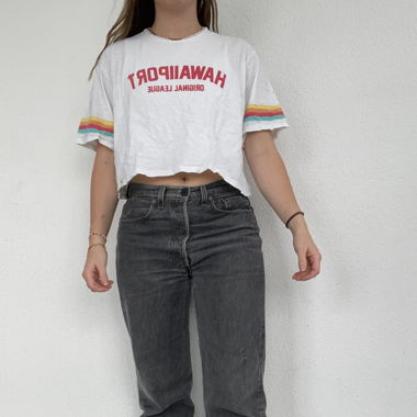 White Crop Top