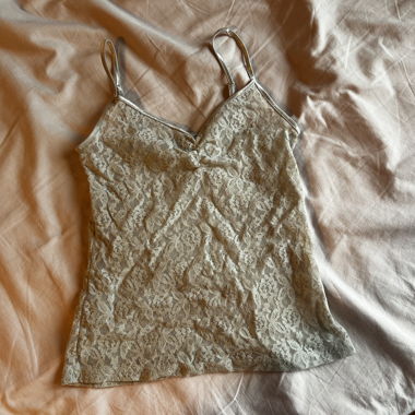 see through lace top