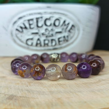 Bracelet pierres 10mm Auralite 