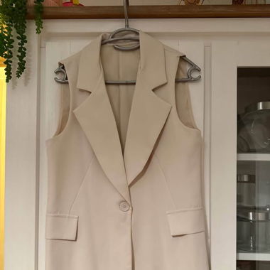 Gilet élégant beige de Zebra Fashion (S/M)