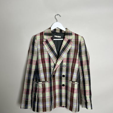 MNG Plaid Blazer