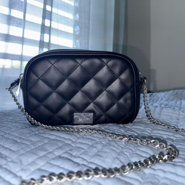 Schultertasche Schwarz Bershka 