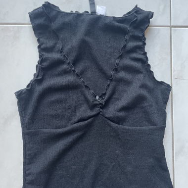 Schwarzes Damen-Top