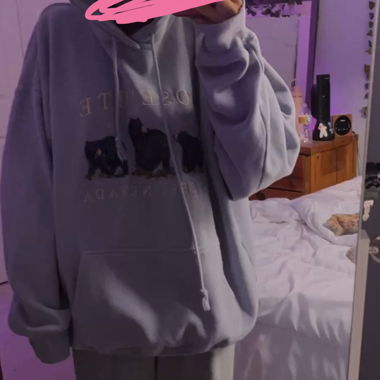 lavenderish yosemite hoodie🎀