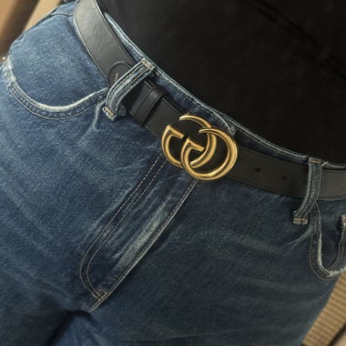 Ceinture GG Marmont Gucci noire
