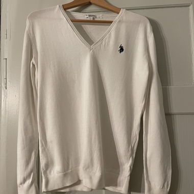 U.S Polo Assn. Pullover weiss