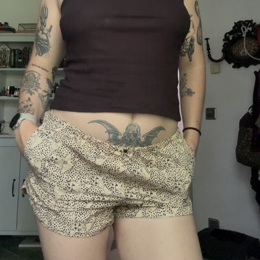 Zara bedruckte Shorts