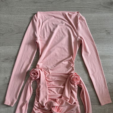 long-Sleeve Pink dress - Musera (SHEIN)