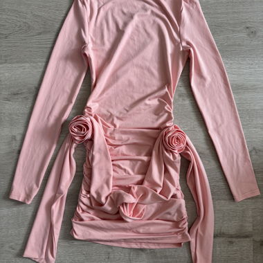 long-Sleeve Pink dress - Musera (SHEIN)