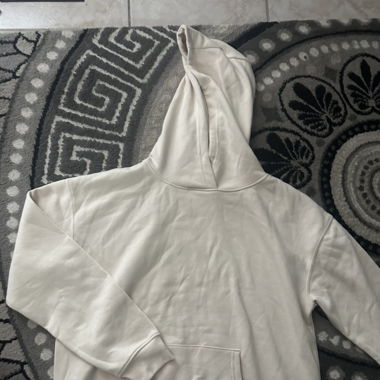 creme oversize hoodie
