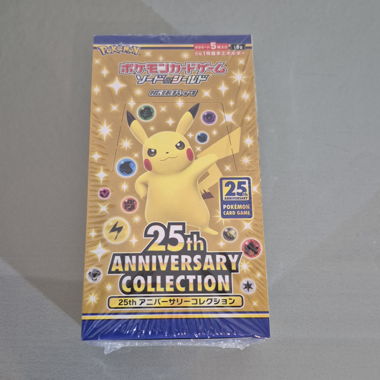  Pokémon 25th Anniversary Display (JP) –OVP 
