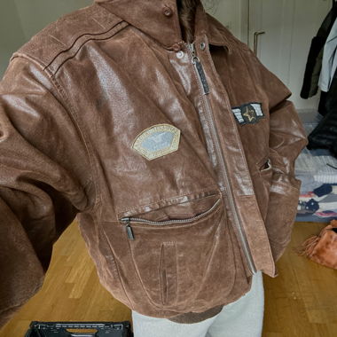 Lederjacke - air service