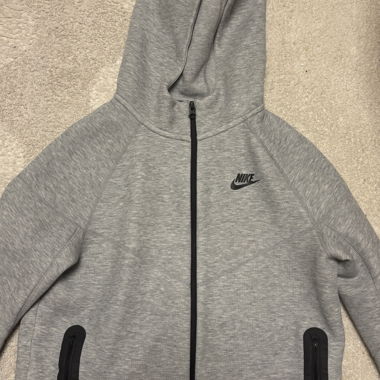 Nike hoodie gris zippé