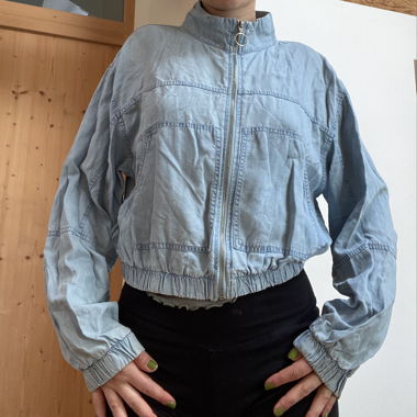 Stoff Jacke